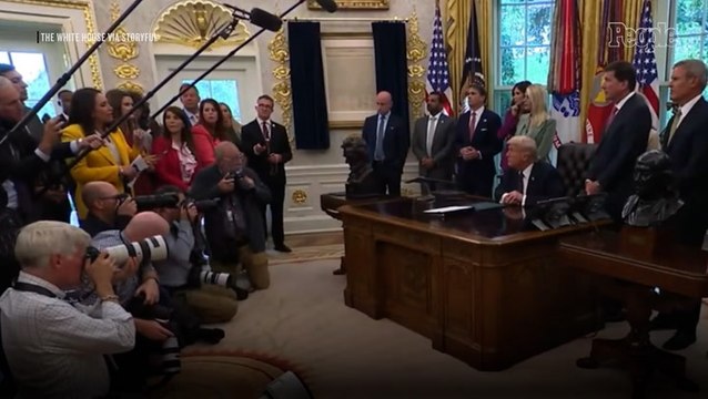 Trump Is Asked Why He Didn't Lower U.S. Flags for Murdered Minn. Democrat Melissa Hortman: 'I'm Not Familiar. The Who?'