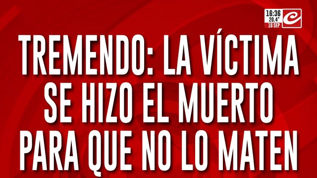 Brutal tiroteo en Morón: ladrones intentaron robar una moto