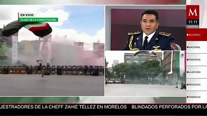 Militares realizan saltos acrobáticos desde helicóptero a 2 mil metros de altura