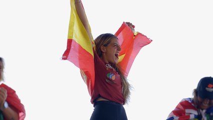 El oro mundial de Janire con una tabla mágica y ayuda desde el cielo: "Esto ya no me lo quita nadie"