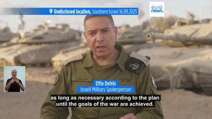 350,000 Palestinians evacuate Gaza City on first day of military operation, IDF says