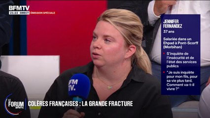 FORUM BFMTV - Mobilisation du 18 septembre: "Je serai au travail comme toutes les personnes qui sont dans la santé, la sécurité", indique Jennifer, salariée dans un Ehpad