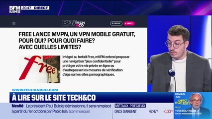 À lire sur le site Tech&Co : Free lance mVPN, un VPN mobile gratuit, pour qui ? Pour quoi faire ? Avec quelles limites ?, par Sylvain Trinel - 16/09