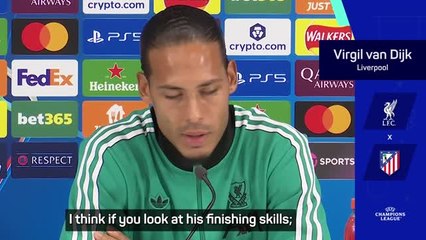 Isak and Ekitike are 'complete strikers' - Van Dijk