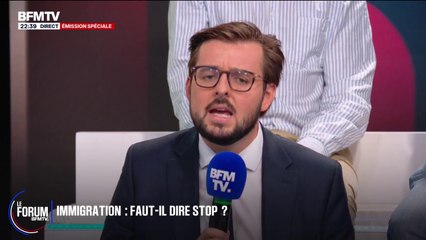 FORUM BFMTV - Immigration en France: "Si on veut que notre pays soit puissant, il faut qu'il y ait des étudiants étrangers", explique Philippe Brun, député (PS)