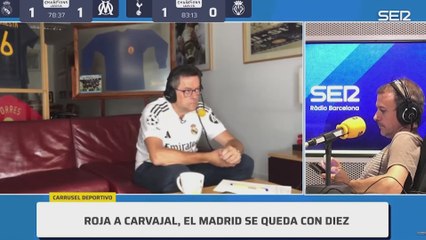 Gol del Real Madrid, gol de Mbappé de penalti, Real Madrid 2-1 Marsella