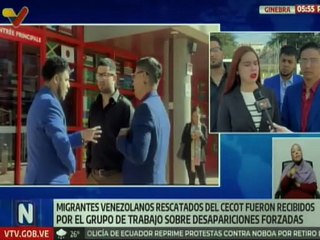 Migrantes rescatados del Cecot se reúnen con grupo trabajo sobre desapariciones forzadas