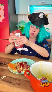 She hates doing dishes and has come up with an ingenious way to leave them clean after dinner!