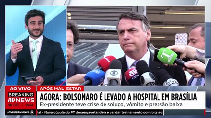 BOLSONARO PASSA MAL E VAI PARA HOSPITAL EM BRASÍLIA ÀS PRESSAS | 3 EM 1 - 16/09/2025