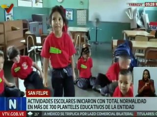 Inicia nuevo año escolar en los 731 planteles educativos del estado Yaracuy