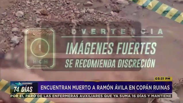Sin vida y semienterrado hallan a un hombre identificado como Ramón Ávila en Copán Ruinas