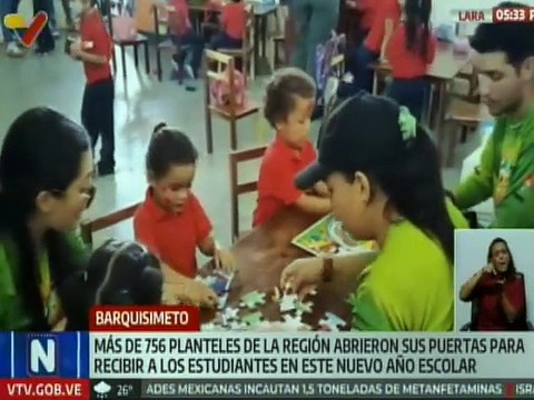 Lara | Más de 756 centros educativos recibieron a los estudiantes en el inicio del nuevo año escolar