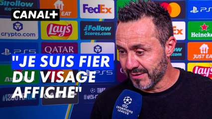 Roberto De Zerbi fier de son équipe en après-match de Real Madrid - Marseille