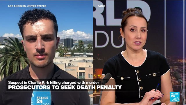 Prosecutors to seek death penalty for suspect in Charlie Kirk assassination
