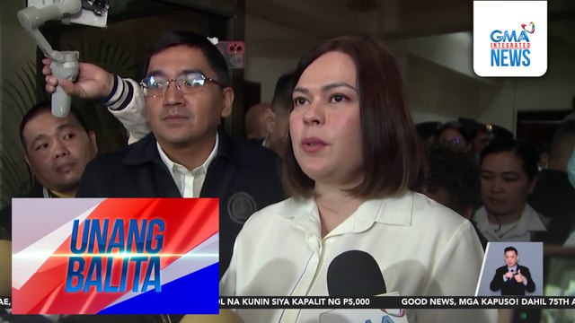 VP Duterte – Sinabing maayos ang kondisyon ni FPRRD nang mag-usap saila sa telepono noong Biyernes | Unang Balita