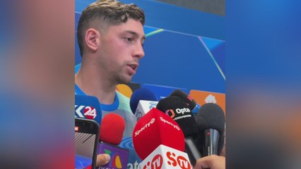 Zona mixta Real Madrid vs. Olympique Marsella de Champions League