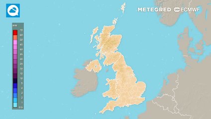 High rainfall totals across the UK, particularly in Wales