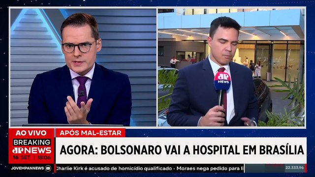 JAIR BOLSONARO É LEVADO ÀS PRESSAS PARA HOSPITAL / VOTAÇÃO DA ANISTIA | OS PINGOS NOS IS - 16/09/25