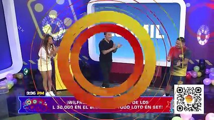 Wilfredo Medina ganó 30 mil lempiras en el Bingo Con Todo en set.