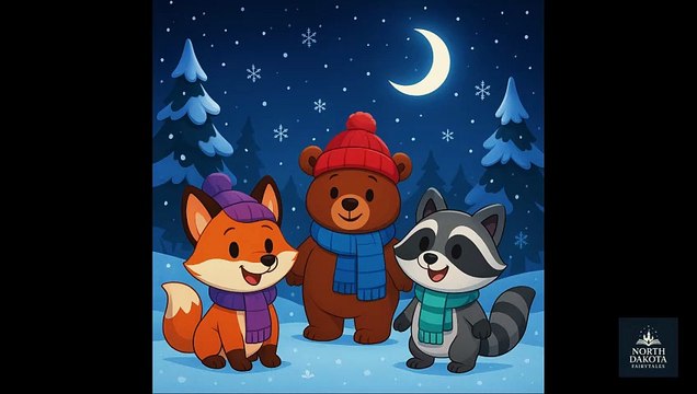 Noches Nevadas en Dakota del Norte | Canción Infantil de Invierno | Cuentos de Hadas de North Dakota