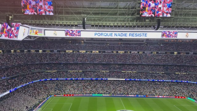 Así sonó el himno del Real Madrid en el primer partido de Champions