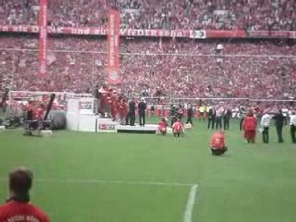 bayern munchen 4 1 berlin 17/05/08 remise trophée ribery