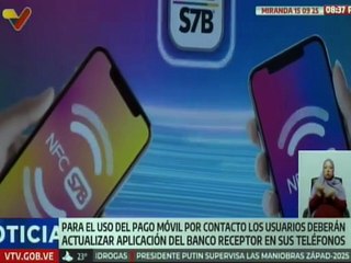 Miranda | Suiche 7B realizó el lanzamiento del pago móvil NFC por contacto