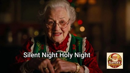 Silent Night Sing-Along with Santa & Mrs. Claus 🎅Christmas Song with Lyrics & Captions