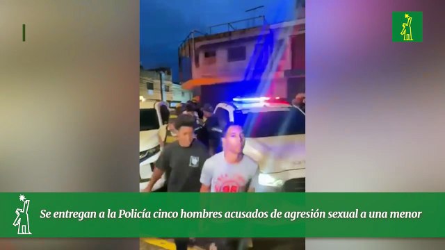 Se entregan a la Policía cinco hombres acusados de agresión sexual a una menor