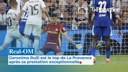 Real-OM : malgré la défaite, Geronimo Rulli est le top de La Provence