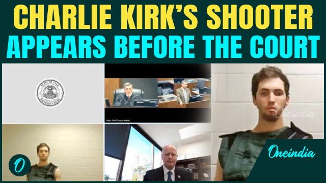 Charlie Kirk’s Killer, Tyler Robinson Makes First Court Appearance, Charged With Aggravated Murder