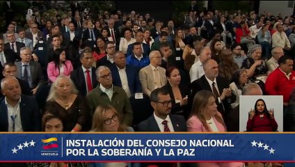 Jefe de Estado preside la instalación del Consejo Nacional por la Soberanía y la Paz