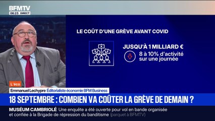 ÉDITO - Voici combien pourrait coûter la grève du 18 septembre à l'économie française