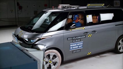 2025 VW ID.Buzz im IIHS-Crashtest – Überraschung bei der Fond-Sicherheit