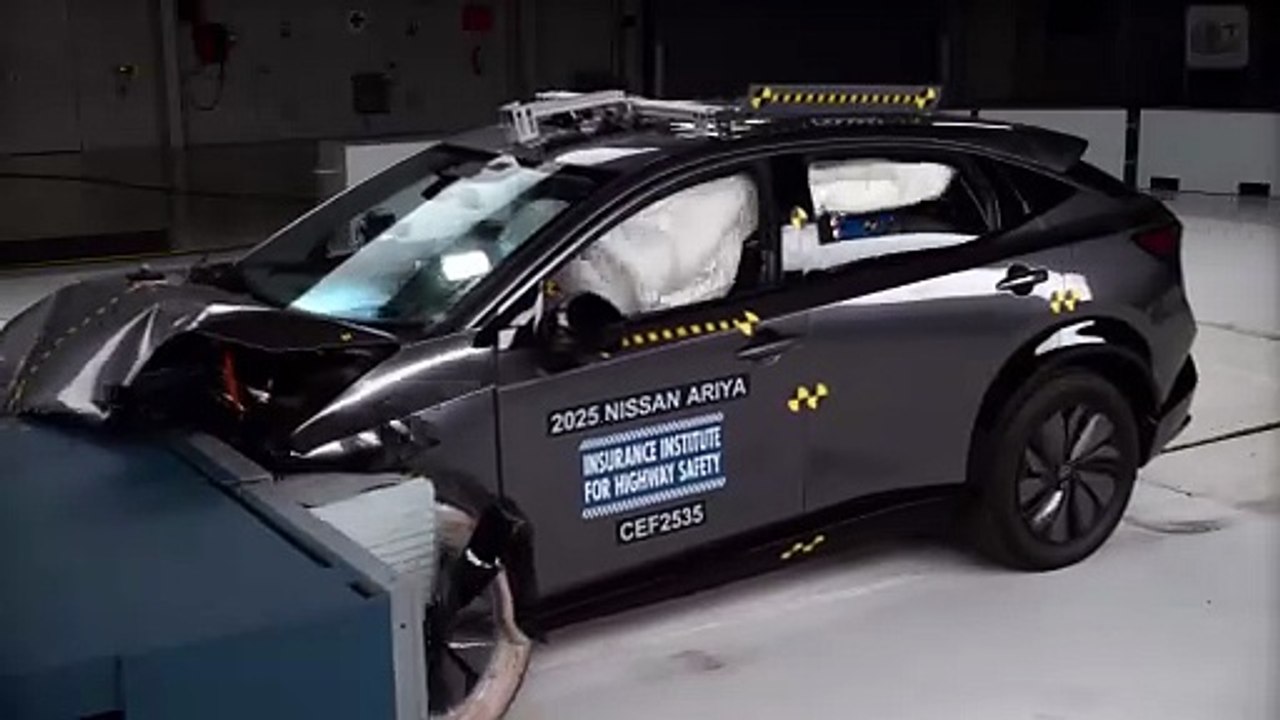 2025 Nissan Ariya im IIHS-Crashtest – Wie sicher ist der Elektro-SUV wirklich?