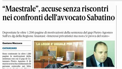 Rassegna stampa 17-09-2025 edizioni Calabria