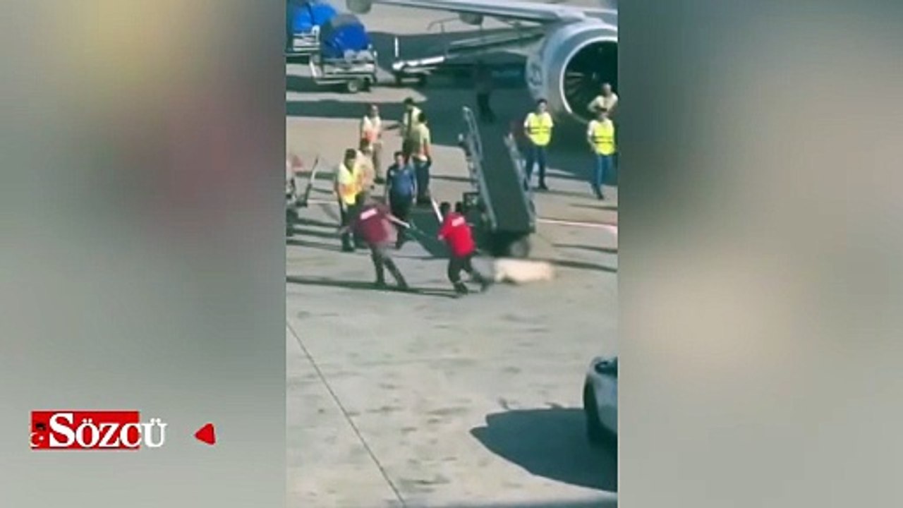 İstanbul Havalimanı'nda tepki çeken görüntüler