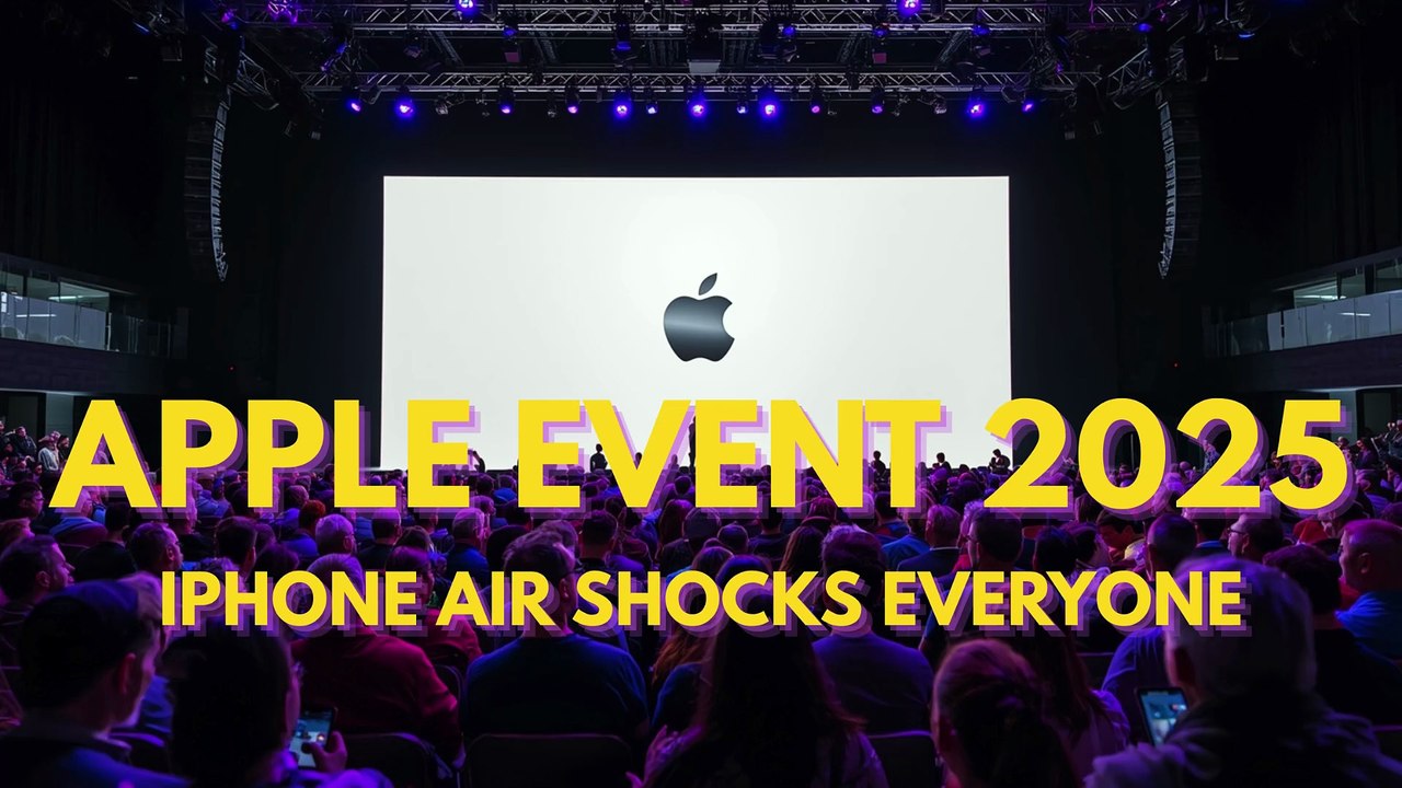 Apple Event 2025: iPhone Air SHOCKS Everyone