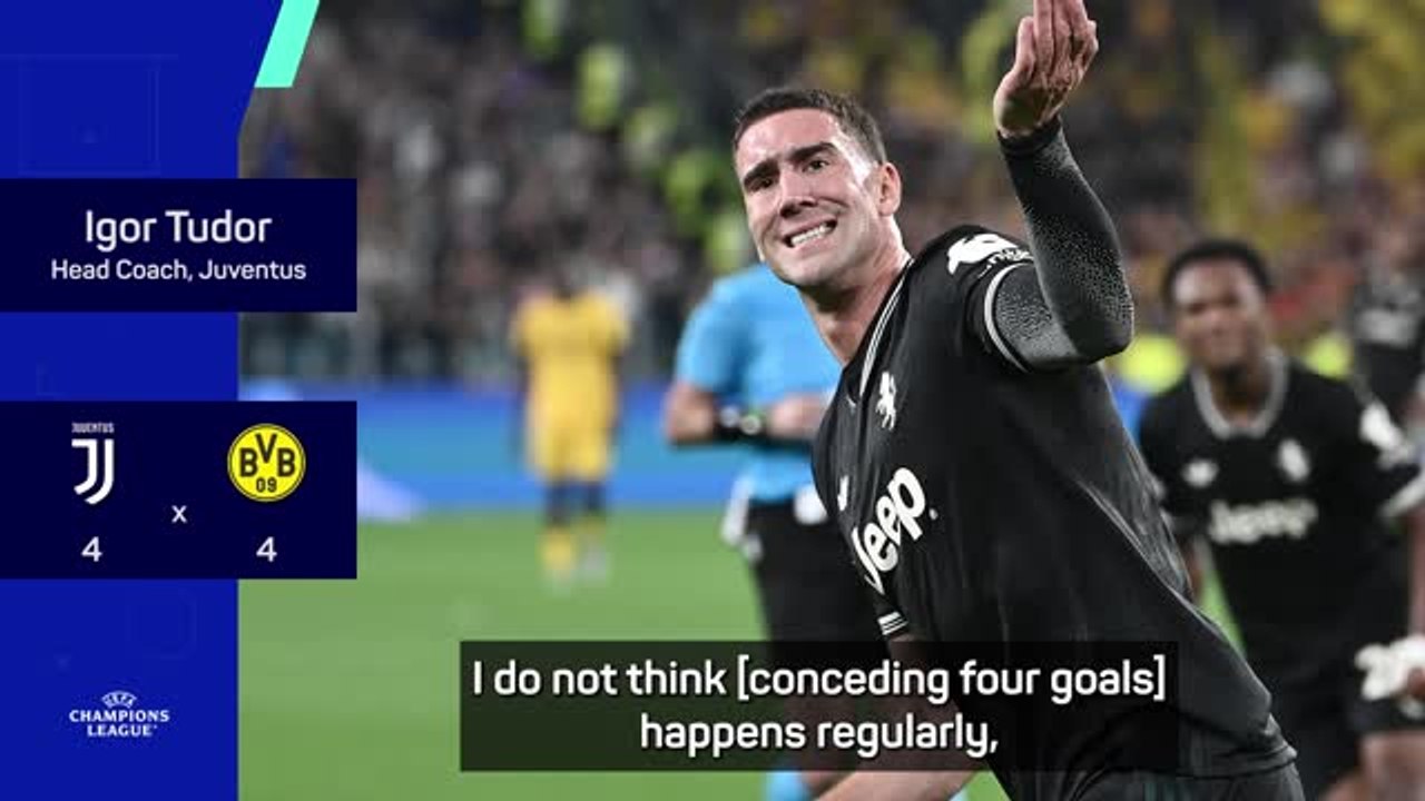 Unlikely draw a small positive for Tudor after Juventus-Dortmund epic