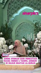 tampil manis amira dalam majlis khatam al-Quran