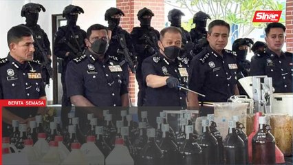 Makmal ekstasi RM598 juta tumpas, 4 lelaki dicekup