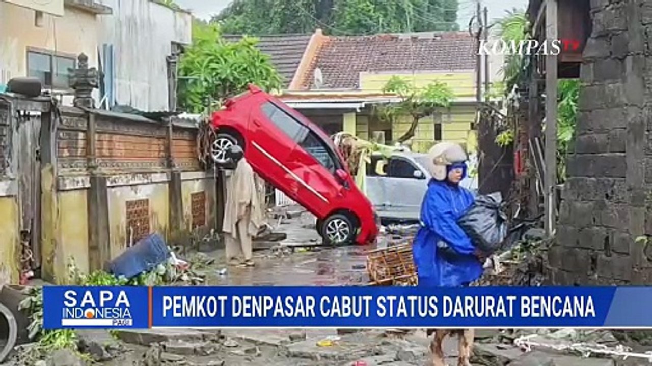 Status Tanggap Darurat Banjir Denpasar Dicabut, Masa Pemulihan Hingga Desember 2025 | SAPA PAGI