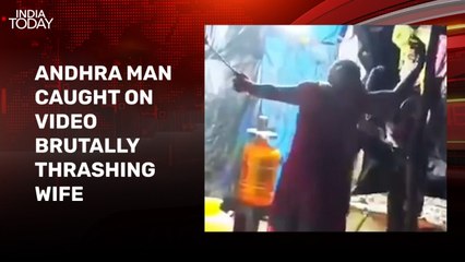 Andhra Pradesh man brutally assaults wife for money after tying her