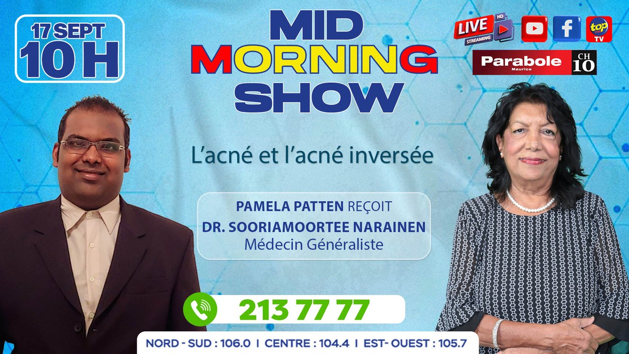 MID MORNING SHOW [ Top santé ]  Pamela Patten reçoit Dr_0. Sooriamoortee Narainen, Médecin Généraliste