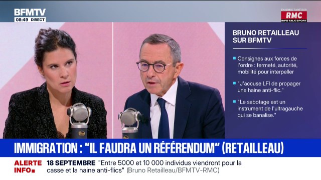 Réforme des retraites: Je tiens à un système par répartition parce que c'est la solidarité entre les générations , explique Bruno Retailleau