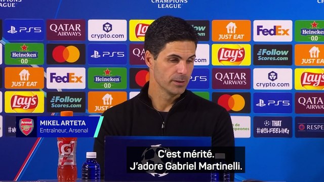 Arteta : Tellement heureux pour Martinelli