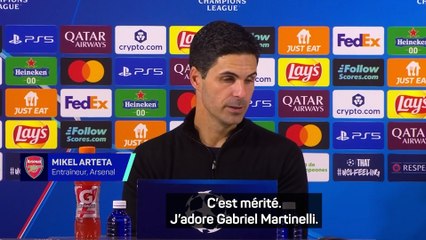 Arteta : "Tellement heureux pour Martinelli"