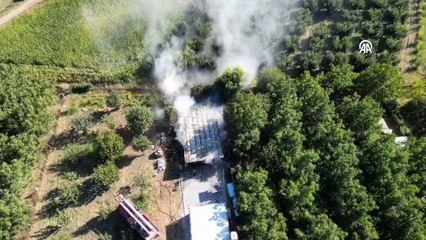 Bursa'da korkutan yangın