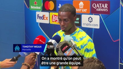 Weah : "À 11 contre 10, on a manqué d'agressivité"