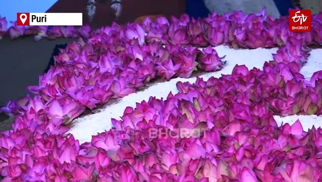 WATCH | Sudarsan Pattnaik Creates Sand Sculpture Of PM Modi with 750 Lotus Flowers On 75th Birthday